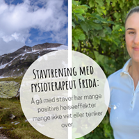 Stavtrening med fysioterapeut Frida Beate Valstad